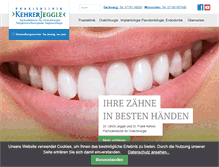 Tablet Screenshot of kehrer-jeggle.de